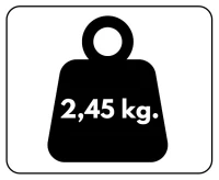 PESO 2,45kg