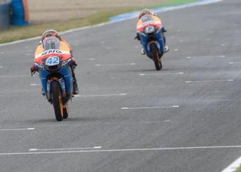Alex Rins, fourth in the Grand Prix of Spain