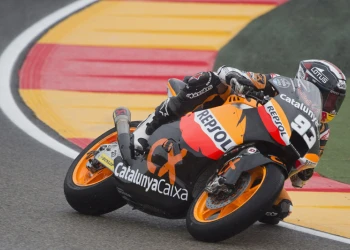 Marc M&aacute;rquez is 2th in Gran Prix Aragon