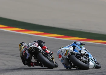 HP Tuenti Double podium 40 in the Grand Prix of Aragon
