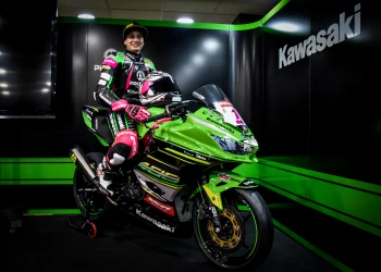 Präsentation von Kawasaki Provec mit Ana Carrasco