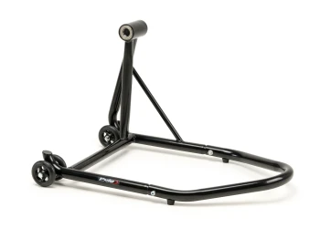 Rear stand for single-sided swingarm with right-side transmission