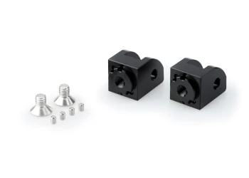 Rider and passenger adjustable footpeg adaptor