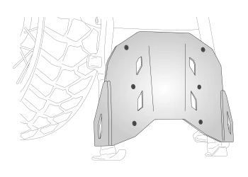 ENGINE PROTECTOR EXTENSION FOR CENTRAL STAND