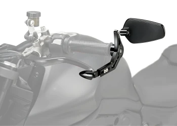 Kupplungs- Und Bremshebelschutz mit Ruckspiegel Pro