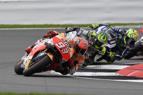 Marquez fourth, Pedrosa fifth in hard-fought British GP