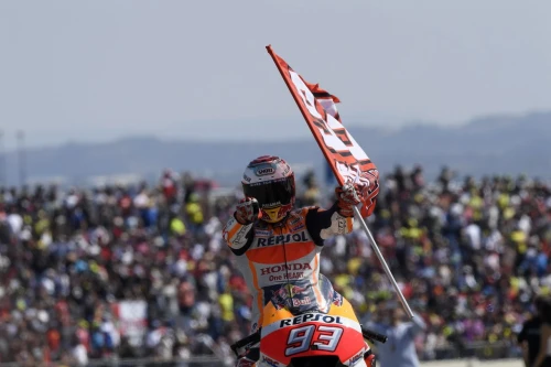 Master-class race for Marquez and Pedrosa, first and second at Motorland Aragon
