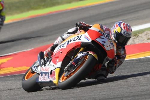 Master-class race for Marquez and Pedrosa, first and second at Motorland Aragon