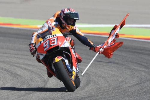 Master-class race for Marquez and Pedrosa, first and second at Motorland Aragon