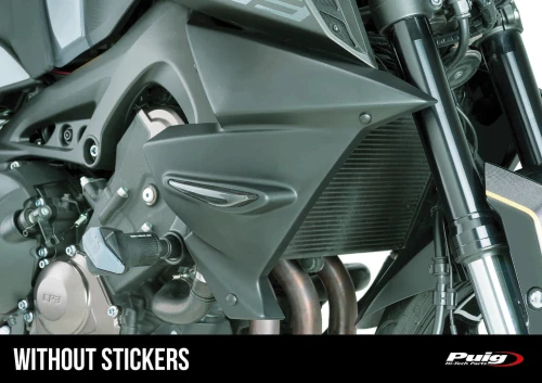 Radiator side panels for MT-09/FZ-09 17-
