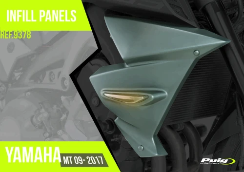 Radiator side panels for MT-09/FZ-09 17-