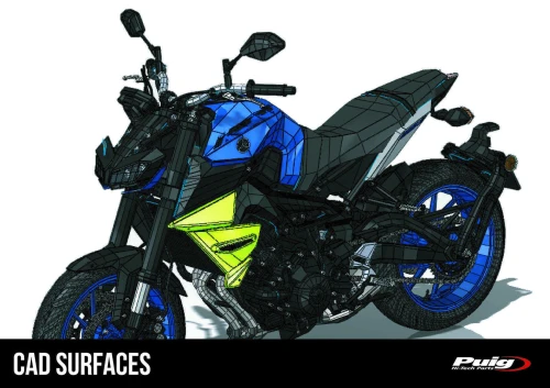 Radiator side panels for MT-09/FZ-09 17-