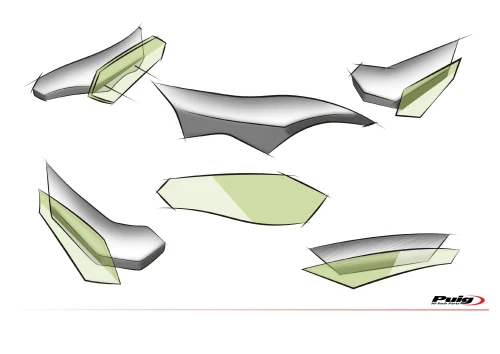 Puig launches the Downforce spoilers for the Kawasaki ZX-10R/RR/SE