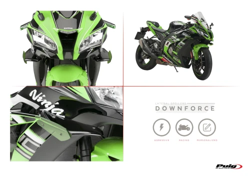 Puig launches the Downforce spoilers for the Kawasaki ZX-10R/RR/SE