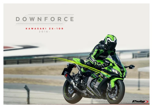 Puig launches the Downforce spoilers for the Kawasaki ZX-10R/RR/SE