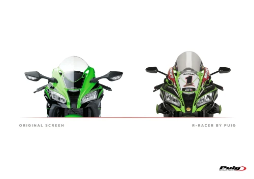 New Puig Racing R-Racer windscreen for Kawasaki ZX-10R