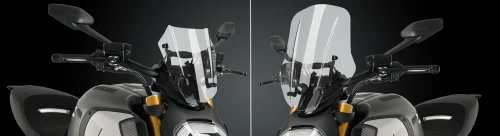 Verbessern Sie die Aerodynamik Ihrer Ducati Diavel mit der Puig Windscheibe