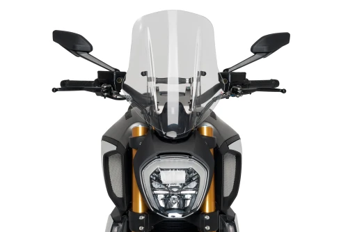 Verbessern Sie die Aerodynamik Ihrer Ducati Diavel mit der Puig Windscheibe