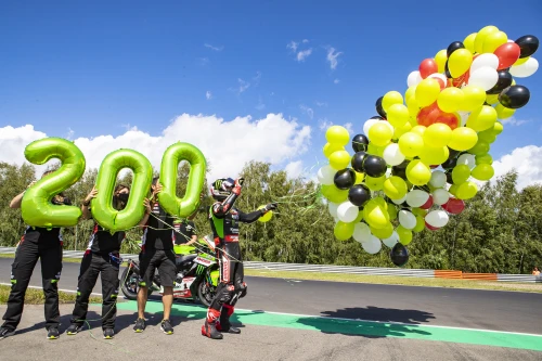 Rea celebrates his 200th WorldSBK podium