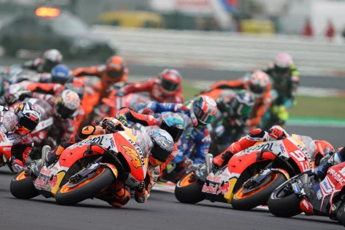Tough fight for Marc for fourth place in Misano