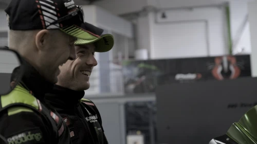 The KRT team riders visit the Puig facilities