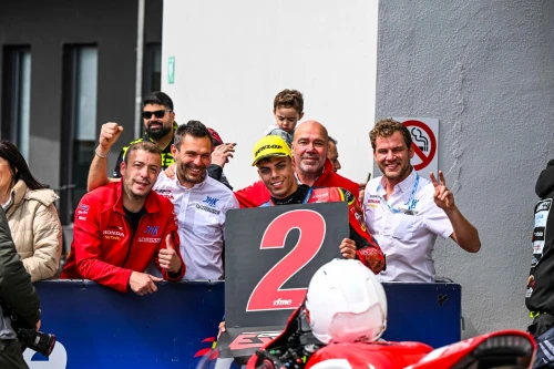 CAP DE SETMANA BRILLANT PER AL TEAM HONDA LAGLISSE A L’ESBK DE NAVARRA