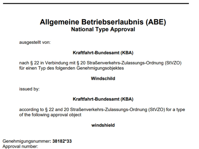 10+ ABE-Zulassungstypen 